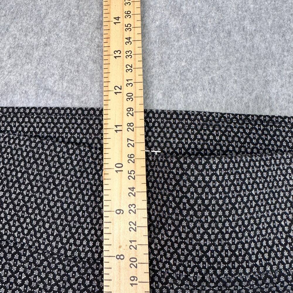 Loft Houndstooth Leggings Womens Black/White Pants Large High Waist Office Work - Picture 8 of 9